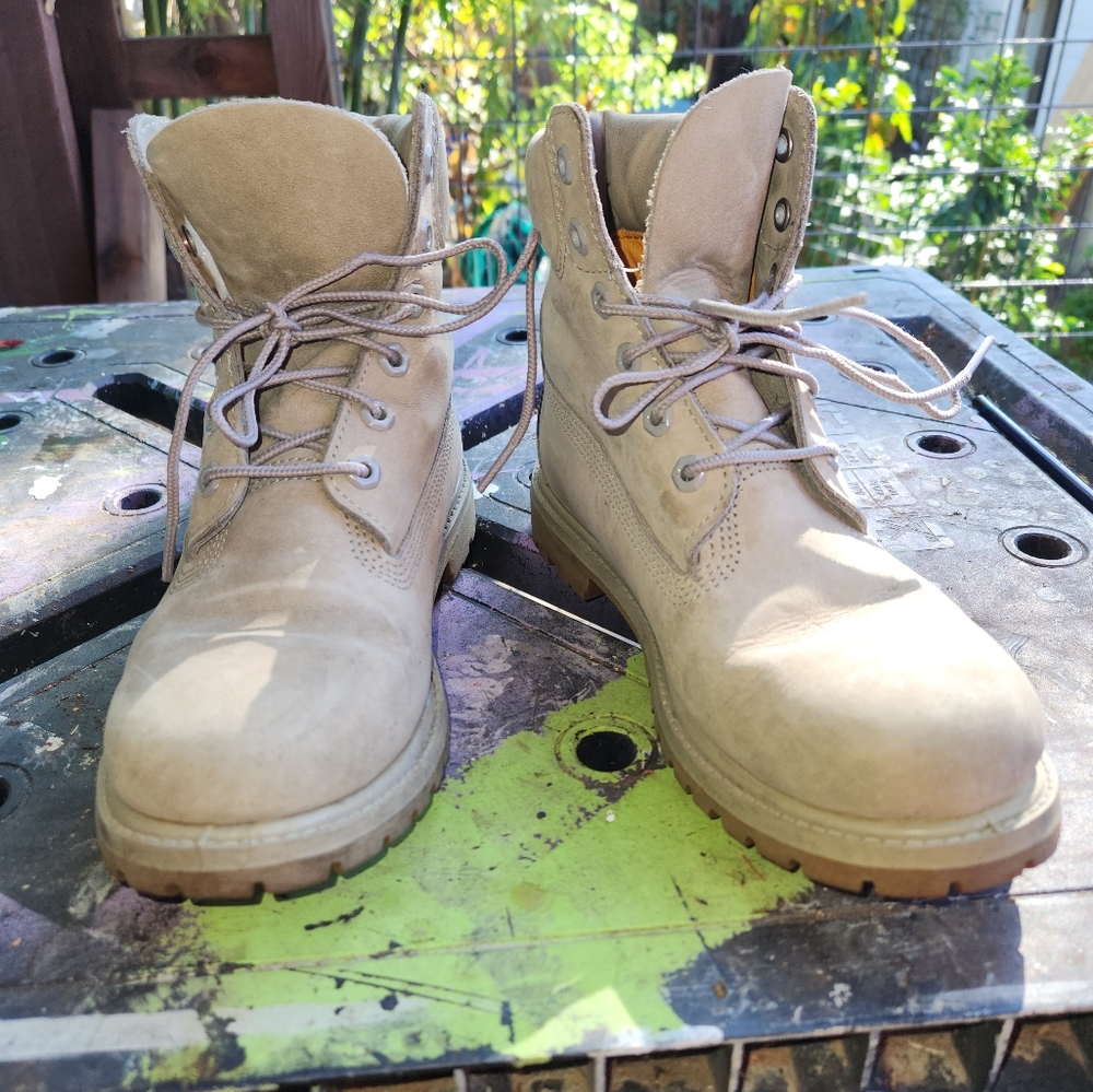 Timberland Boots Light Grey! Suede!
